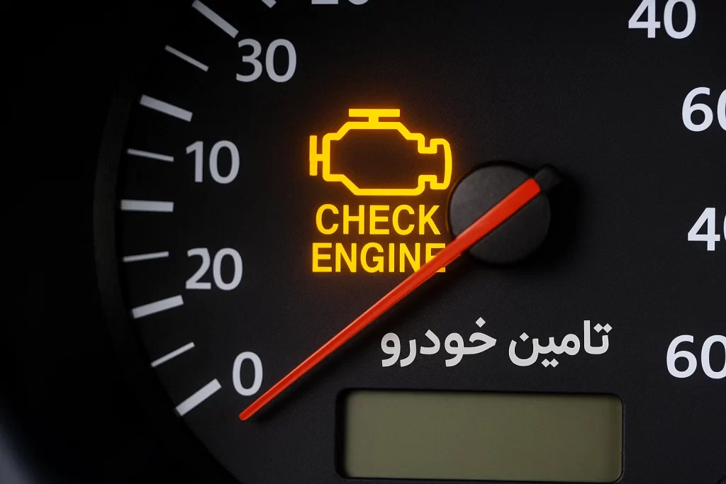 دلایل روشن شدن چراغ چک خودرو چیست