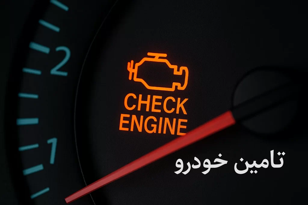 دلایل روشن شدن چراغ چک خودرو