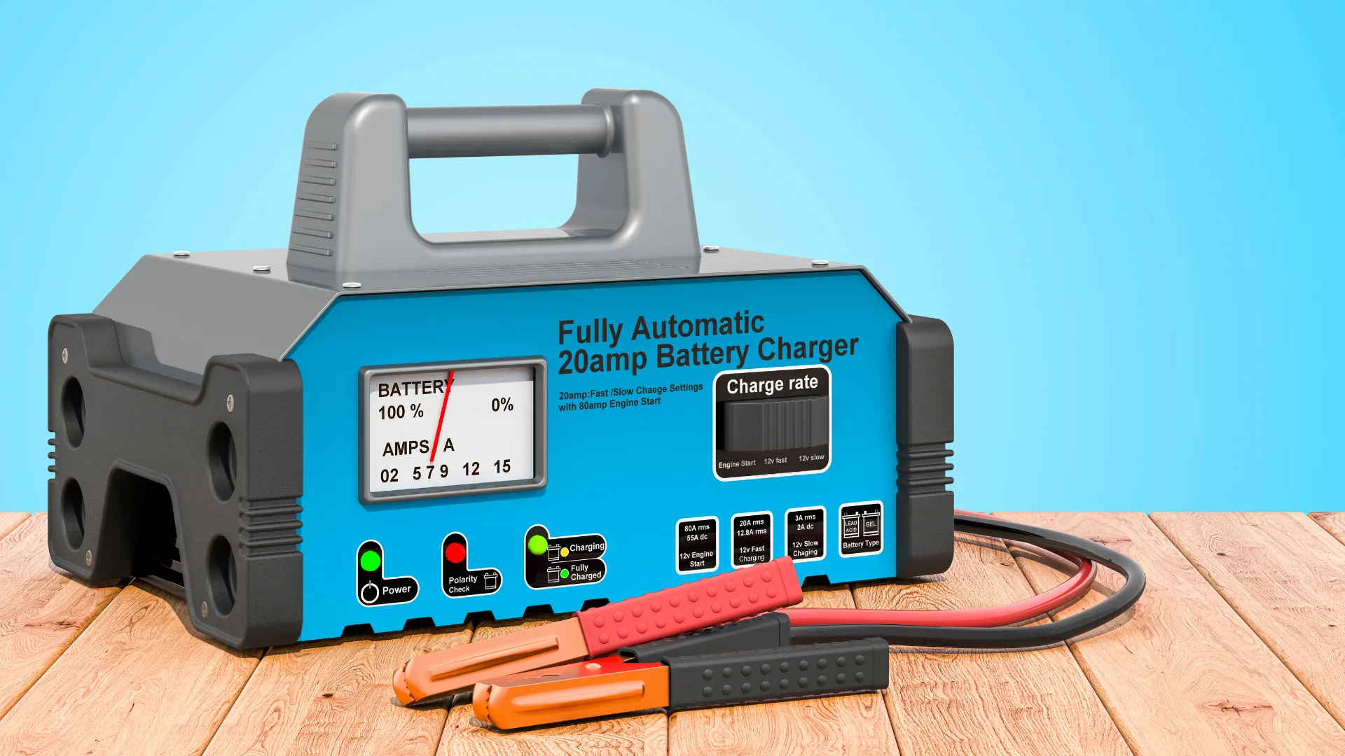 روشن شدن چراغ باطری